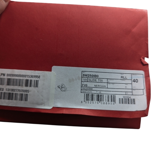 Valentino Garavani Red JU5 Roman Stud Mule Slide Heel Dress Up Sandal Size EU 40 - Picture 13 of 13